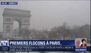 Ça y est, la neige est arrivée à Paris 