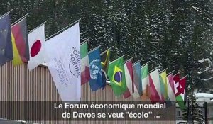 Le forum de Davos se veut écolo