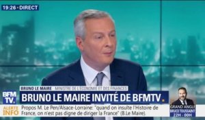 Bruno Le Maire est "favorable à la suppression totale de la taxe d'habitation"