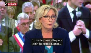 Marine Le Pen : « La seule solution c’est de dissoudre l’Assemblée nationale »