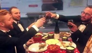 Se faire une bonne raclette dans le métro parisien, c'est possible