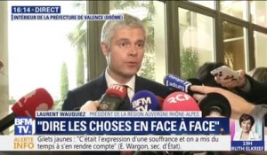 Laurent Wauquiez: Emmanuel Macron doit "échanger directement avec les Français"