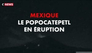 Mexique : les images impressionnantes de l'éruption du Popocatepetl