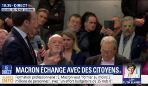 Emmanuel Macron sur l'ISF: "Je ne vais pas baisser les yeux parce que je fais les choses que j'ai dites"