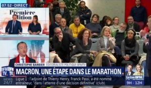 L’édito de Christophe Barbier: Macron, une étape dans le marathon