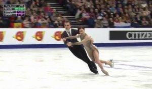 Championnats d'Europe de patinage : Le programme court de danse du couple Lauriault / Le Gac