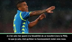 Naples - Ancelotti : "Allan est un joueur important et il va rester avec nous"