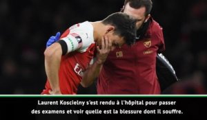 Arsenal - Emery : "Koscielny s'est peut-être fracturé la mâchoire"