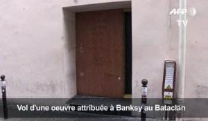 Vol d'une oeuvre de Banksy au Bataclan