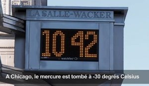 "C'est merveilleux": Chicago brave les -29 degrés Celsius