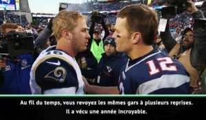 Superbowl LIII - Brady : "Goff a vécu une année incroyable"