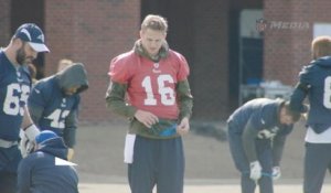 Superbowl LIII - Les Patriots et les Rams à l'entraînement