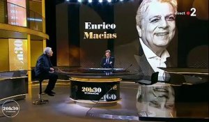 Enrico Macias, invité de Laurent Delahousse sur France 2, enchaîne les compliments sur le présentateur - Regardez