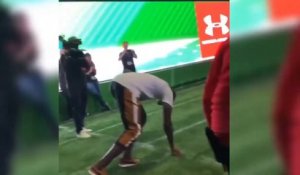 Usain Bolt égalise le record sur 36,5 mètres (40 yards) de la NFL en 4.22s