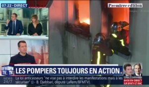 Incendie à Paris: les sapeurs-pompiers " cherchent potentiellement d'autres victimes, le bilan est provisoire"
