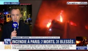 Incendie à Paris: le premier adjoint à la mairie rapporte que le feu se serait propagé du 7e ou 8e étage