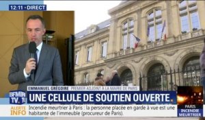 Incendie à Paris : Le premier adjoint dit que "la cellule de crise est en place pour accompagner les victimes dans la durée"