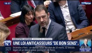 "C'est une loi de bon sens", Christophe Castaner défend la loi anticasseurs à l'Assemblée nationale