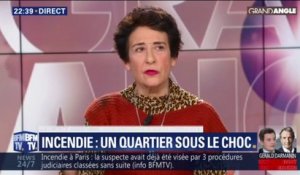 Incendie: il y avait "une moquette et des plastiques" pour la protéger des travaux, témoigne une habitante de l'immeuble