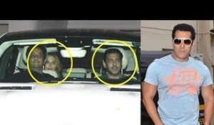Salman Khan Takes Iulia & Sonakshi For A Ride In His New Car Gifted By Shah Rukh Khan