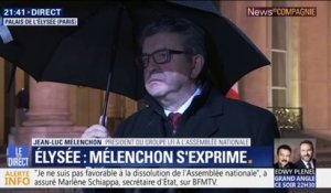Jean-Luc Mélenchon a eu un entretien "intéressant" avec Emmanuel Macron
