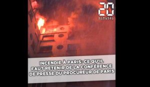 Incendie à Paris: Ce qu'il faut retenir de la conférence de presse du procureur de Paris