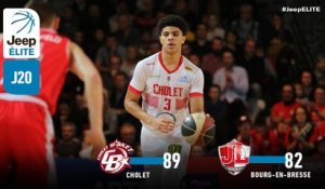 Jeep® ÉLITE : Cholet vs Bourg-en-Bresse (J20)