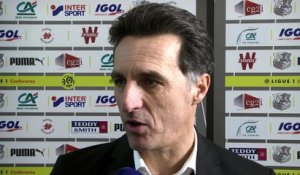 Après le match - Amiens SC - SM Caen Christophe Pélissier