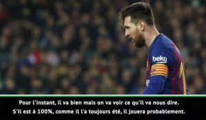 23e j. - Valverde : "On ne veut pas prendre de risques avec Messi"