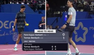 Open Sud de France 2019 - Pierre-Hugues Herbert en finale à Montpellier, sa victoire en demies contre Tomas Berdych