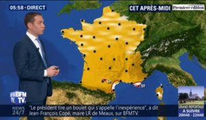 Grand soleil pour tout le monde et les températures grimpent ce mercredi 