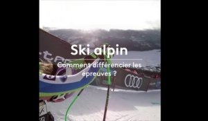 Géant, slalom, super-G : comment différencier les épreuves de ski alpin ?