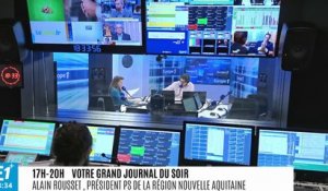 Alain Juppé quitte la mairie de Bordeaux : "ému", le socialiste Alain Rousset salue "un homme d'Etat"