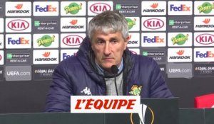 Setien «Un nul mérité» - Foot - C3 - Betis