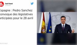 Espagne. Le chef du gouvernement, Pedro Sanchez, convoque des législatives anticipées pour le 28 avril