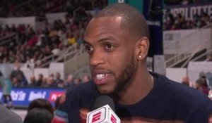Khris Middleton Speaks At NBA All-Star Celebrity Game