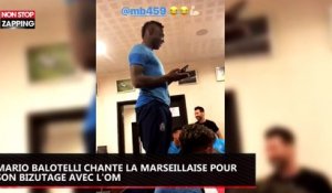 Mario Balotelli chante la Marseillaise pour son bizutage avec l'OM (vidéo)