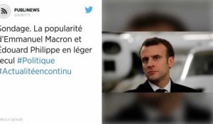 Sondage. La popularité d’Emmanuel Macron et Édouard Philippe en léger recul