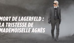 Mort de Lagerfeld : la tristesse de Mademoiselle Agnès