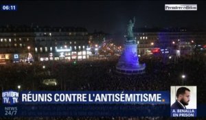 Paris, Montpellier, Strasbourg... Des milliers de personnes se sont rassemblées en France pour protester contre l'antisémitisme
