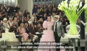 Décès de Karl Lagerfeld, star de la mode