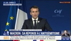 Macron au dîner du CRIF: "L'antisionisme est l'une des formes modernes de antisémitisme"
