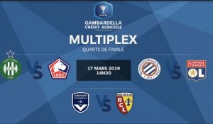 Coupe Gambardella-CA I Le multiplex des quarts de finale