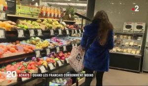 Achats : quand les Français consomment moins