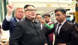 Les sosies de Trump et Kim dans les rues d'Hanoï avant le sommet