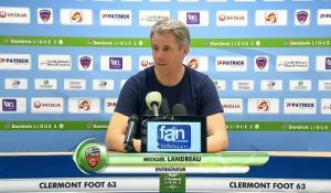 La réaction de Mickaël Landreau après Clermont - FC Lorient (0-1) 18-19
