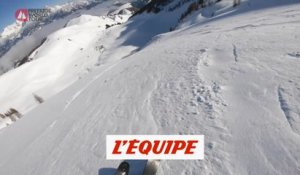Le run spectaculaire d'Hedvig Wessel en caméra embarquée - Adrénaline - Ski freeride