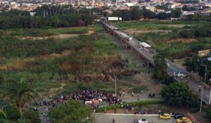 Venezuela: manifestations à la frontière avec la Colombie
