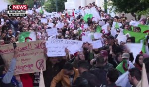 Algérie  : les étudiants protestent contre un cinquième mandat de Bouteflika
