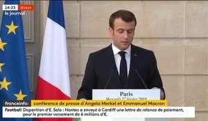 Emmanuel Macron sur l'usage des lanceurs de balles de défense: "Je ne laisserai pas les forces de l'ordre sans aucun moyen de se défendre" - VIDEO